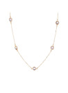 Collier Or Jaune et Améthyste