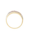 Bague "Santa Fe Rubis" Or jaune et Diamants
