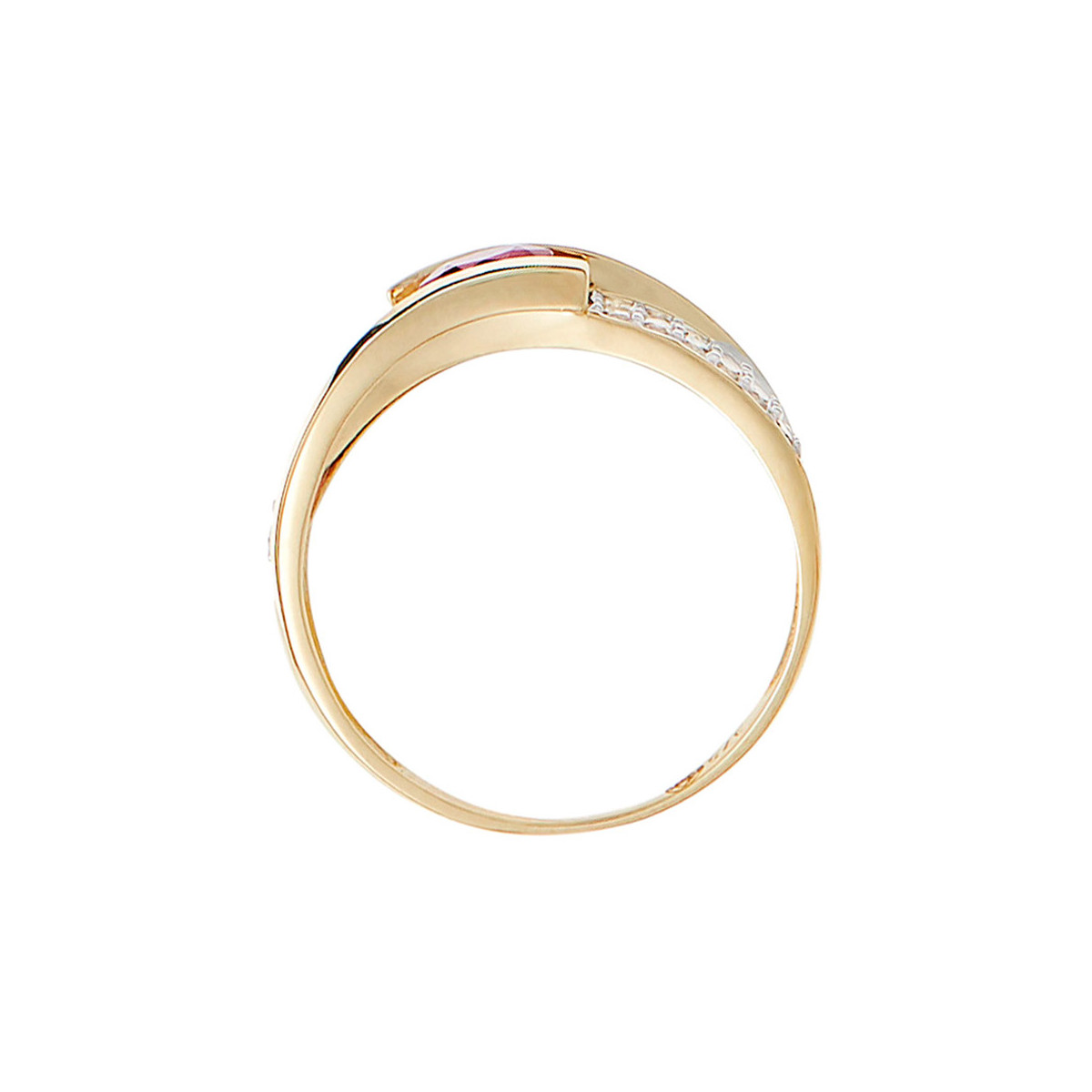 Bague "Jaipur Rubis" Or jaune et Diamants Bague " Roxane" Or jaune et Rubis
