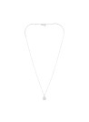 Pendentif Or Blanc et Diamants 0,15 carat THE ONE + chaîne argent offerte