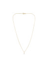 Pendentif Or Jaune "IDYLLE" Diamants 0,06 carat + chaîne vermeil offerte