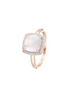 Bague "Quartissime Quartz" Or rose et Diamants