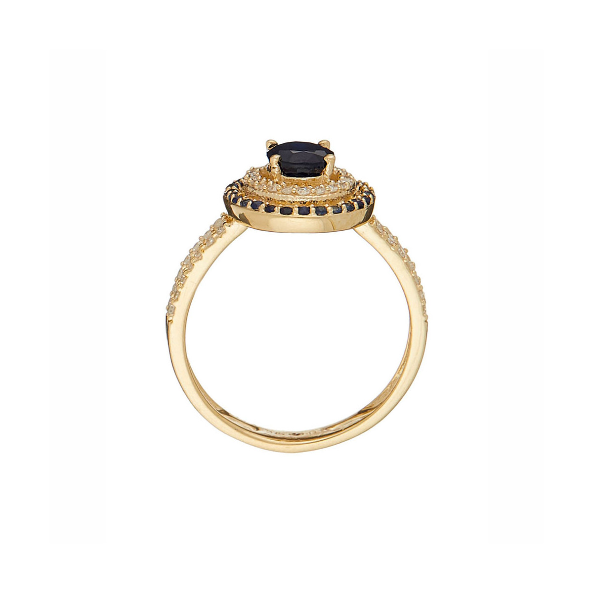 Bague "Firenze Saphir" nouvelle Or jaune et Diamants Bague "Firenze Saphir" nouvelle Or jaune et Diamants