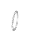 Bague Alliance "Eternelle Tor" Or blanc et Diamants