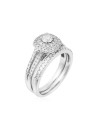 Bague "Duo de Bagues Carré Passion