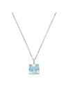 Pendentif Or Blanc et Topaze 2,7 carats
