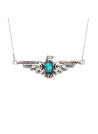 Collier "Toch" Argent 925 et Turquoise