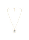 Collier doré et labradorite