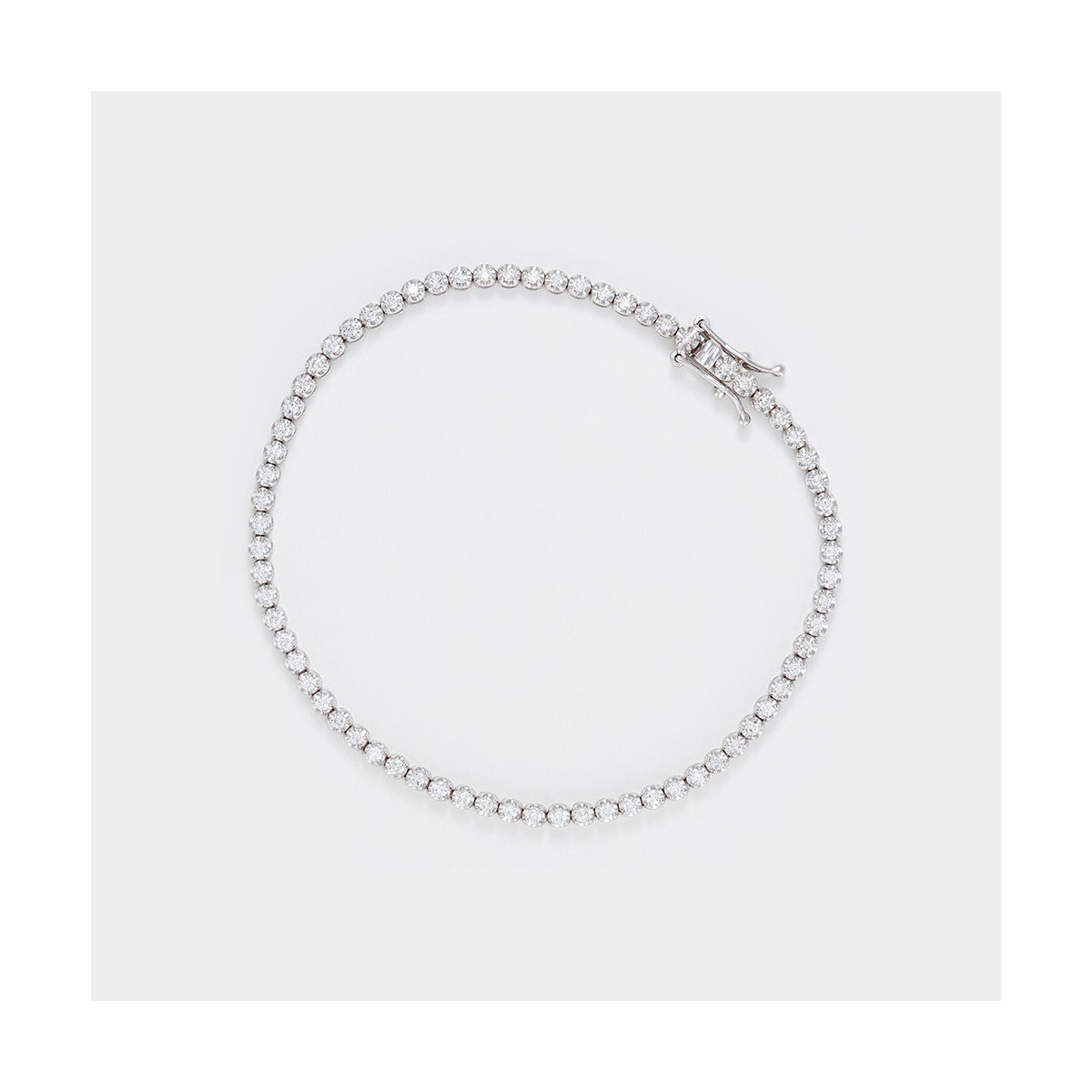 Bracelet Or Blanc et Diamant Bracelet Or Blanc et Diamant