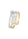 Bague Or Jaune et Diamant