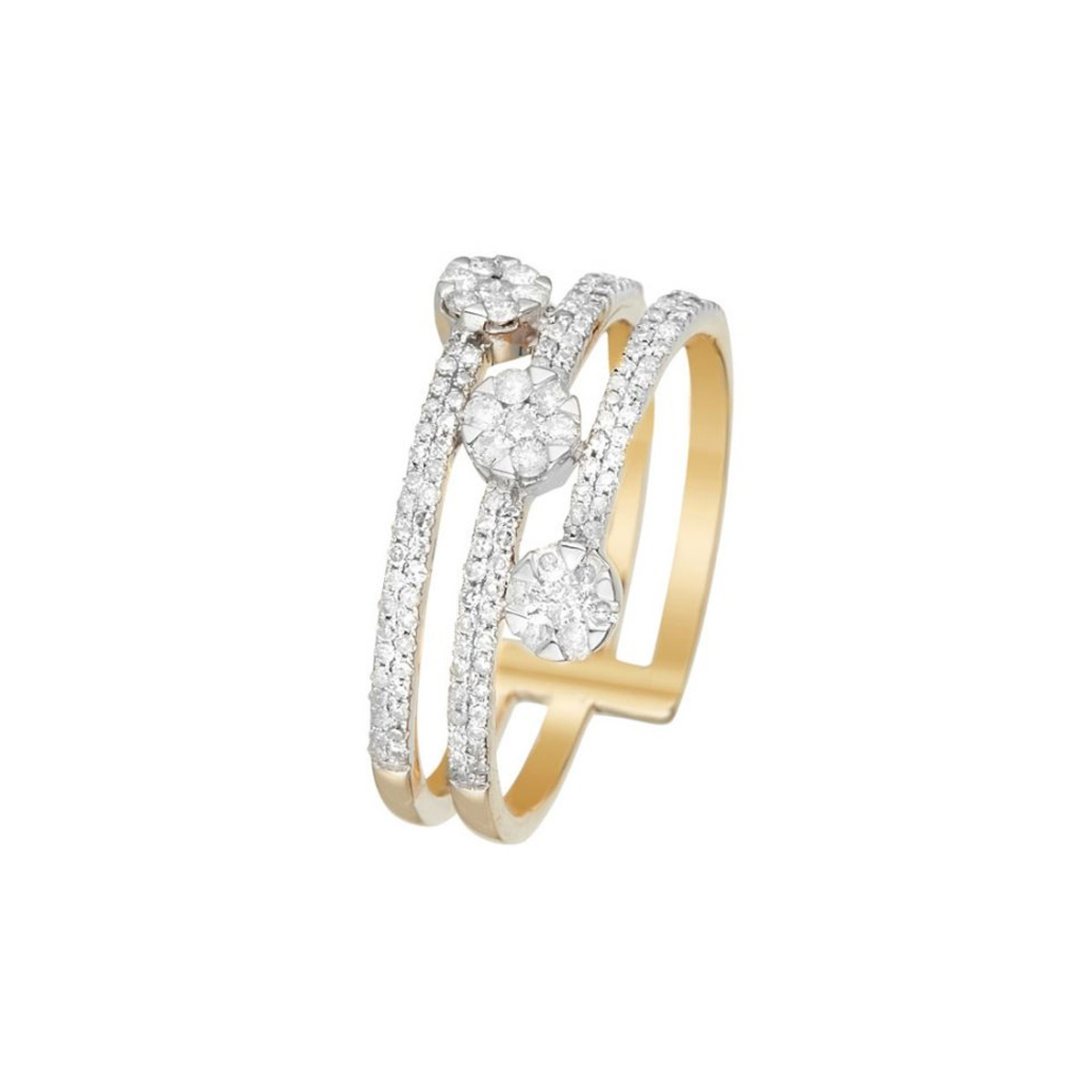 Bague Or Jaune et Diamant Bague Or Jaune et Diamant