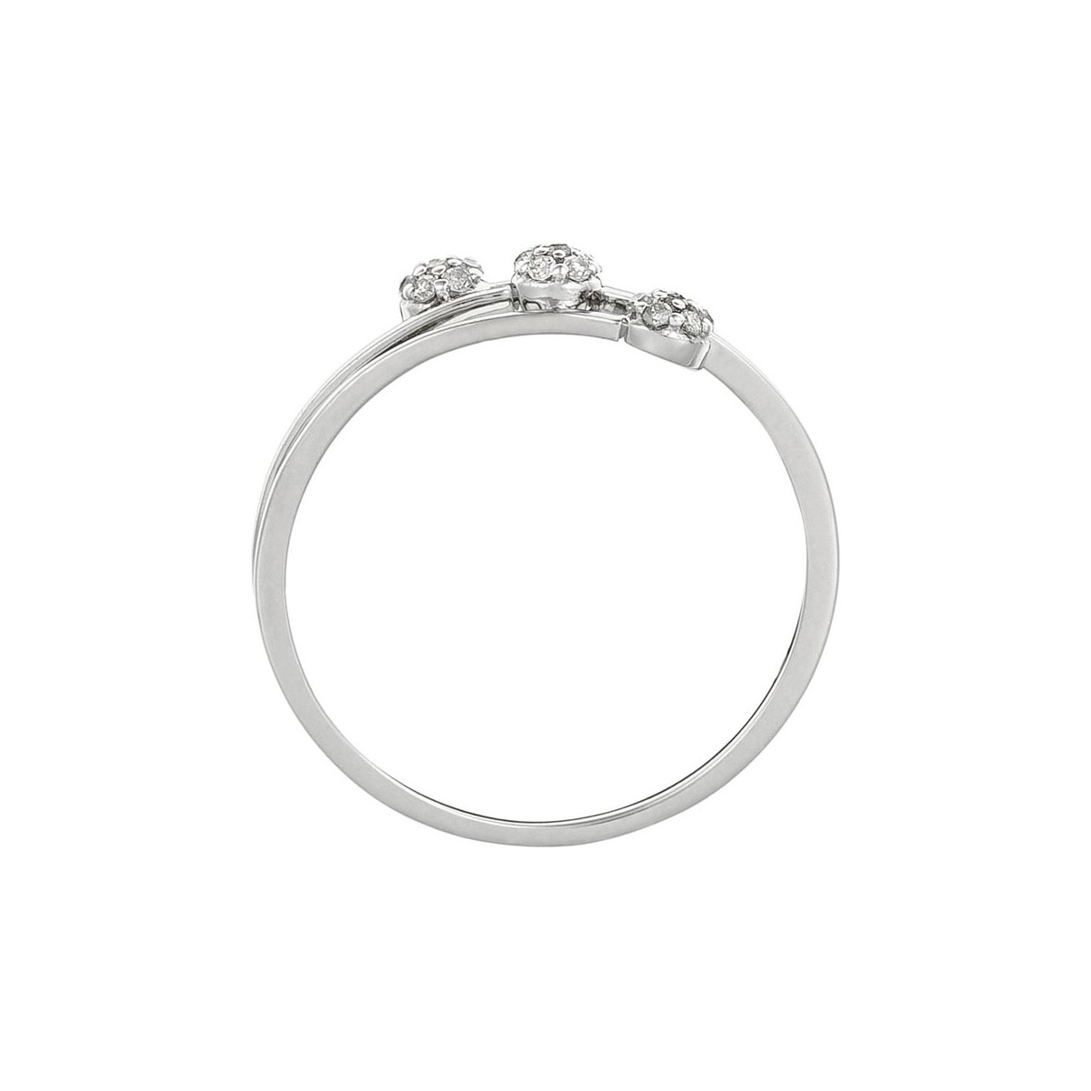 Bague Or Blanc et Diamant Bague Or Blanc et Diamant