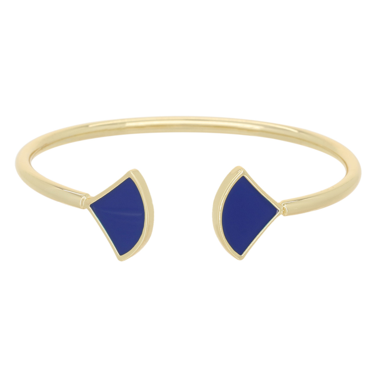 Bracelet émail Bleu Marine ouvert