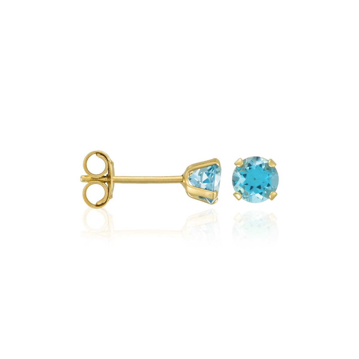 Boucles d'oreilles "Efflorescence" Or jaune