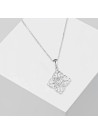 Pendentif Or Blanc et Diamant