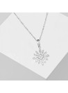 Pendentif Or Blanc et Diamant