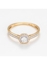 Bague "Brillant Somptueux" Or et Diamants