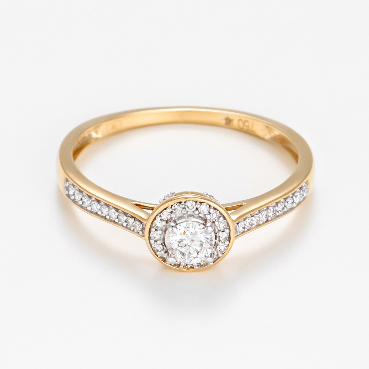 Bague "Brillant Somptueux" Or et Diamants Bague "Brillant Somptueux" Or et Diamants