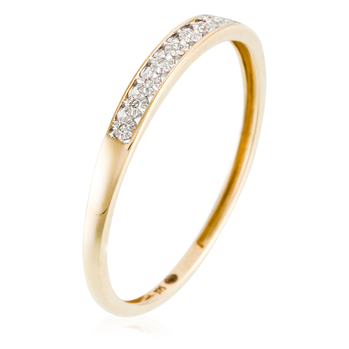 Bague "Romantic Love" Or et Diamants Bague "Épanouie" Or jaune et Diamant