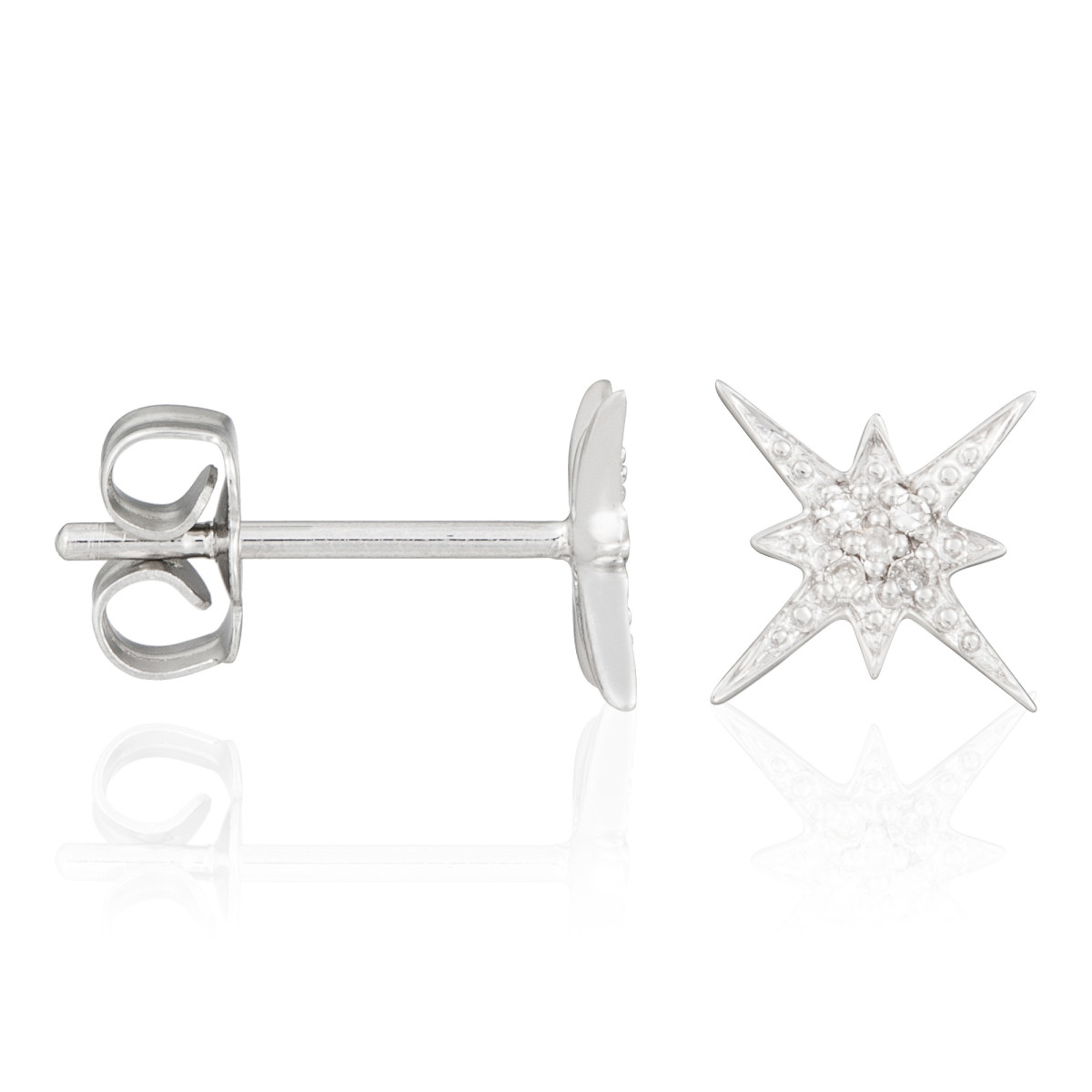 Boucle d'oreilles "Sirius" Or et Diamants Boucles d'oreilles "Mélodieuse" Or blanc et Diamant