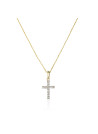 Pendentif "Croix du bonheur" Or et Diamants