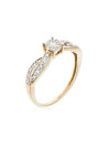 Bague "Eclat Joli" Or jaune et Diamants