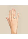 Bague "Pompadour" Or jaune et Diamants