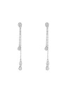 Boucles d'oreilles Or Blanc et Diamant