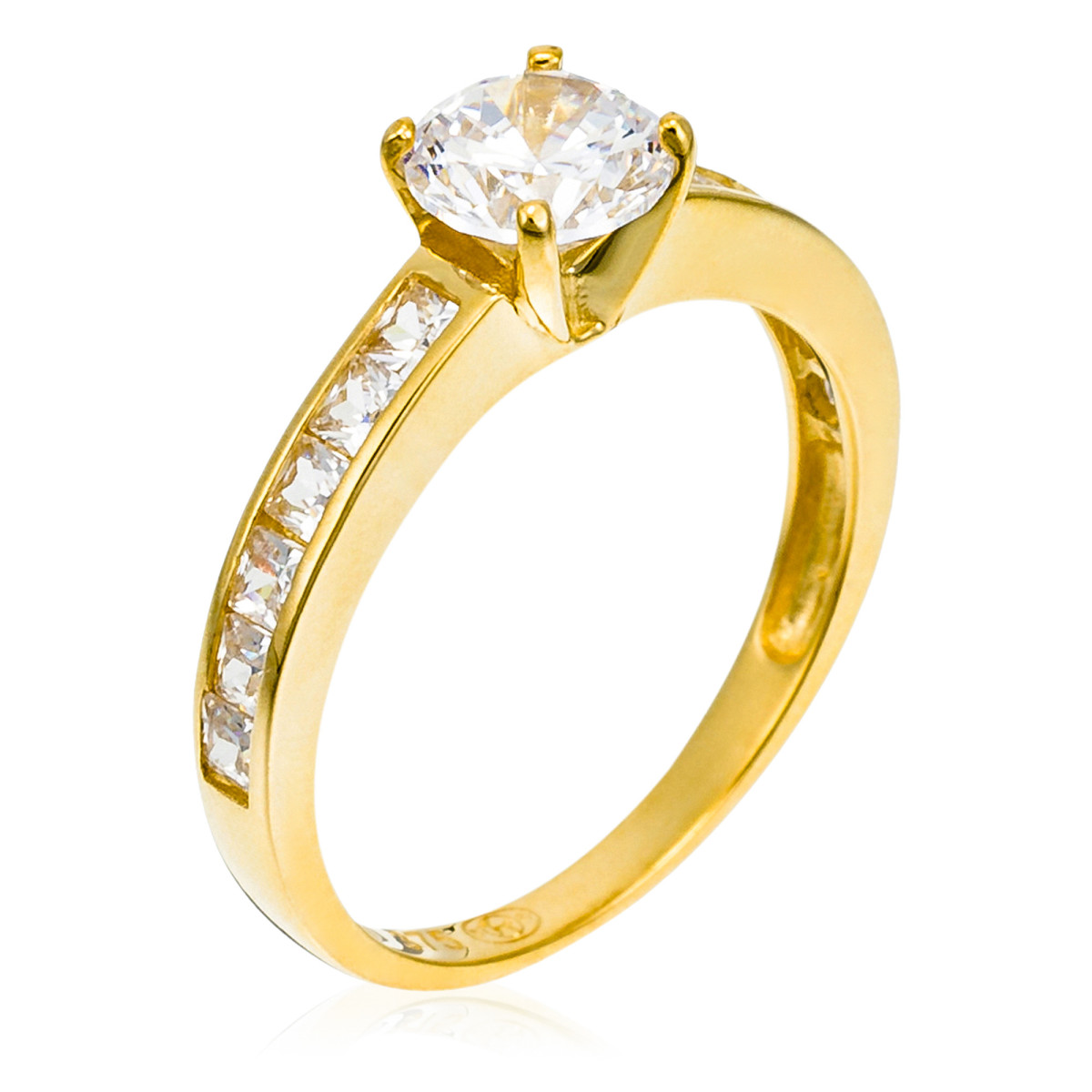 Bague "Brillant" Or Jaune