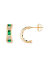 Boucles d'oreilles "Greenarc" Or Jaune
