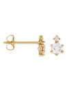 Boucles d'oreilles "Just Me" Or Jaune