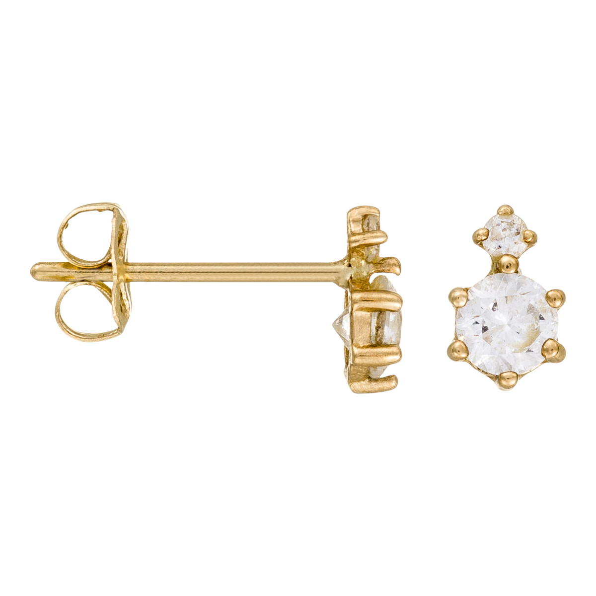 Boucles d'oreilles "Just Me" Or Jaune Boucles d'oreilles "Sonate" Or jaune