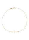 Bracelet"Croix confiance" Or Jaune