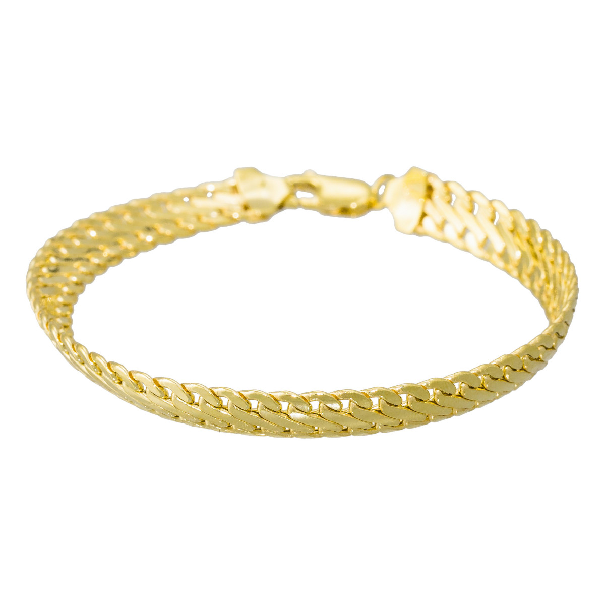 Bracelet Maille "Ares" Or Jaune