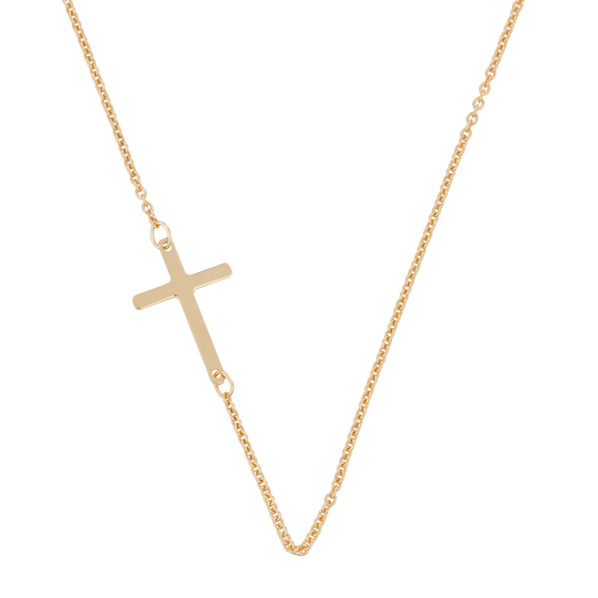 Collier "Petite croix" Or Jaune Collier "Petite croix" Or Jaune