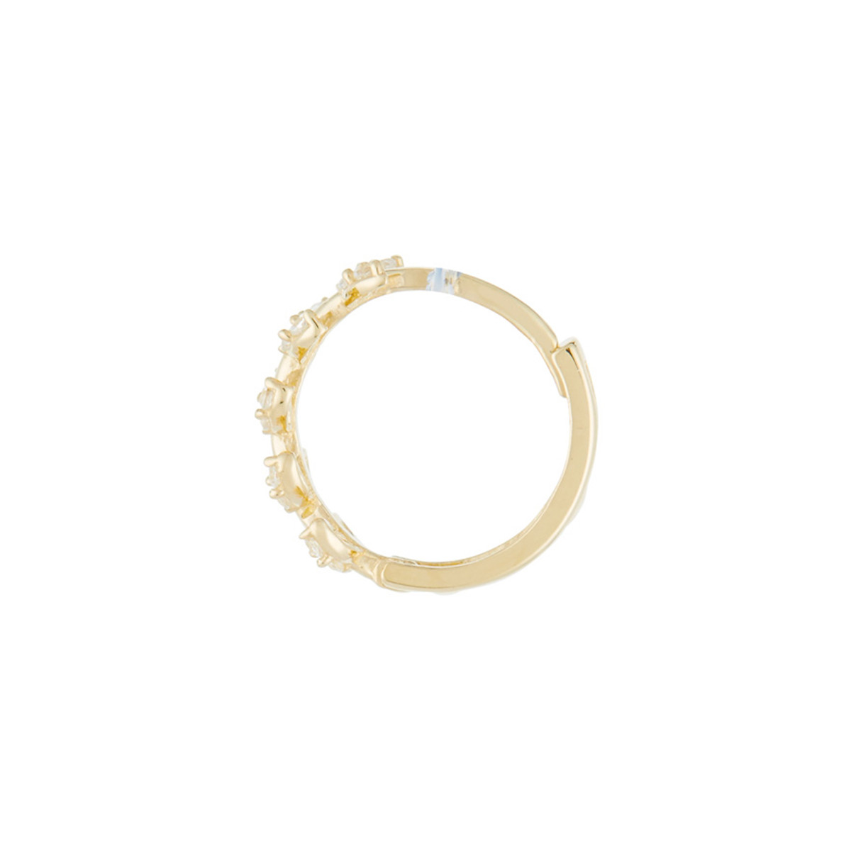 Boucles d'oreilles Or jaune 375/1000 et zirconium Boucles d'oreilles "Souhait" Or jaune