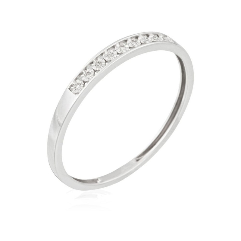 Bague Or et Diamants  Romantique love 