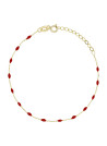 Bracelet " Amada Rouge" Or Jaune