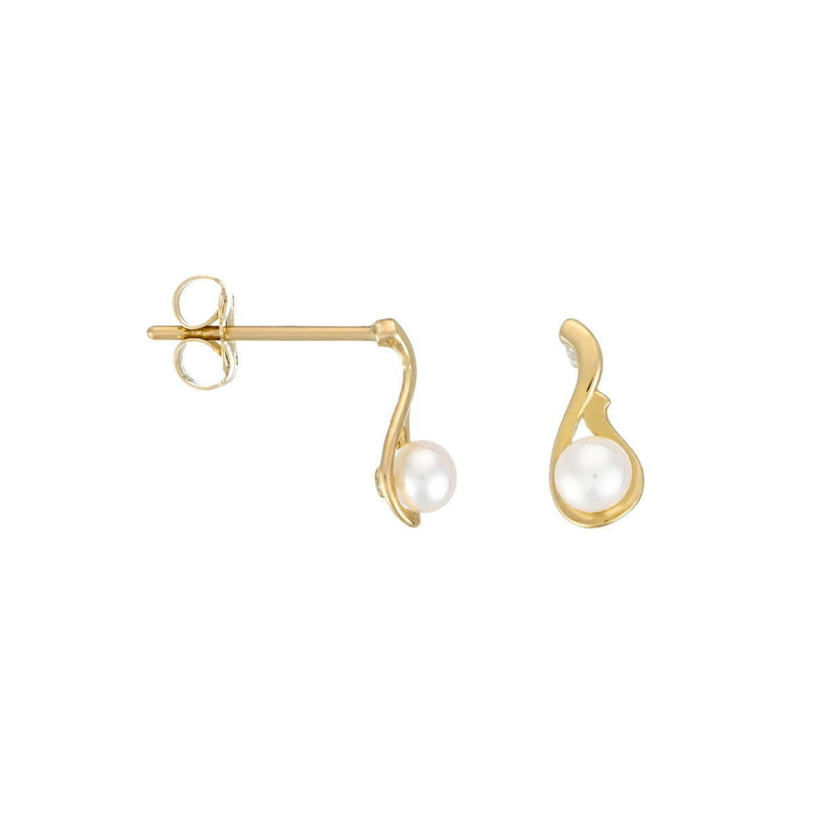 Boucles d'oreilles "Phare" Or jaune
