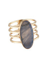 Bague doré "Victoria" Labrodorite