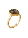 Bague doré "Ilya" Labradorite
