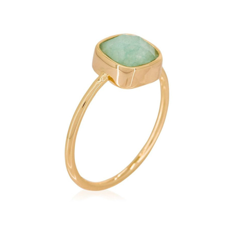 Bague dorée  Ella  Amazonite