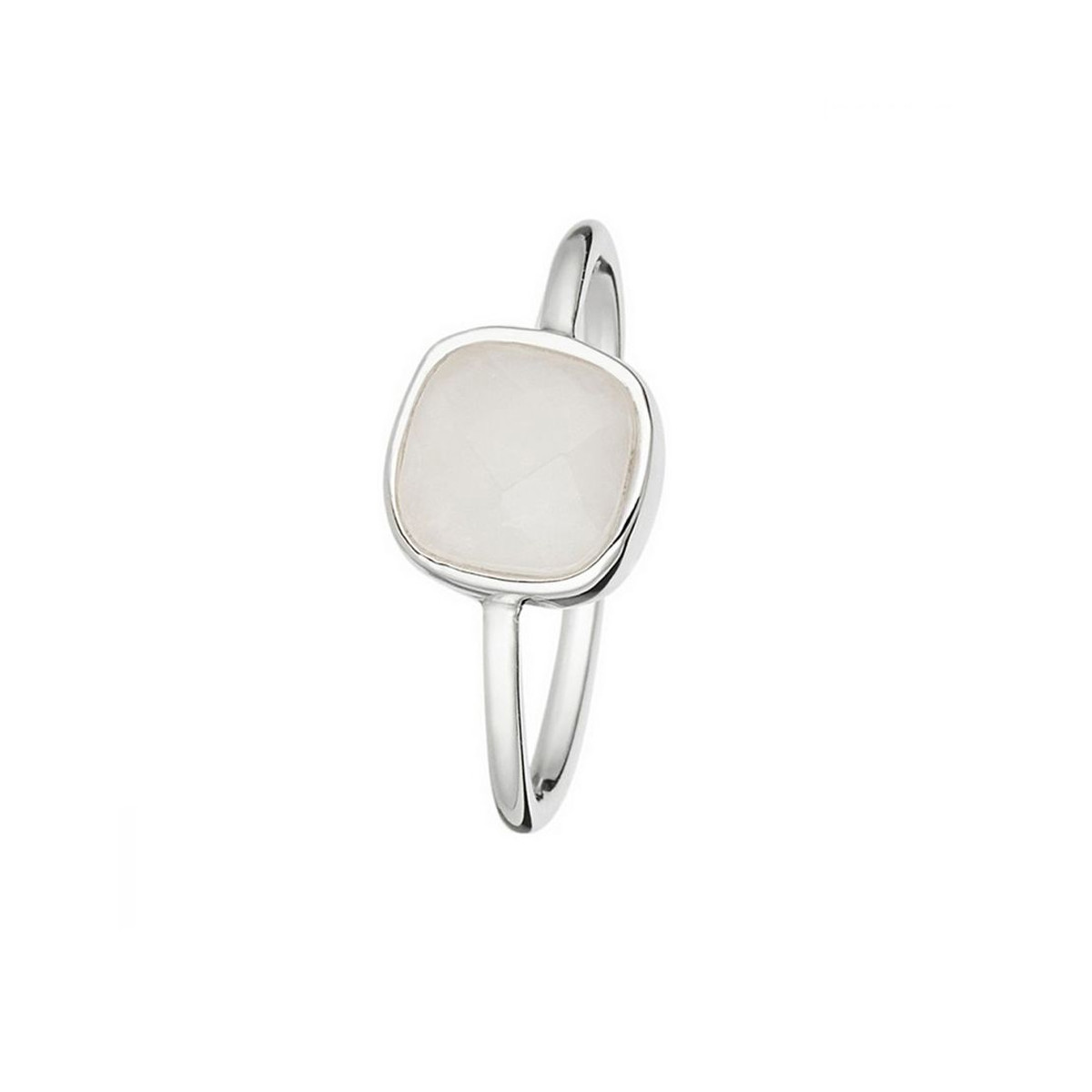 Bague argenté "Ella" Quartz Rose Bague "Arcadia" Quartz Rose Laiton