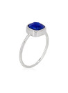Bague argenté "Ella" Lapis bleue