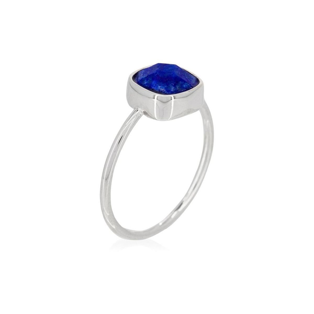 Bague argenté "Ella" Lapis bleue Bague "Arcadia" Lapis Lazuli Laiton