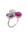 Bague argenté "Cassie Quartz"