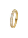 Bague Alliance "Justesse Jaune" Or jaune