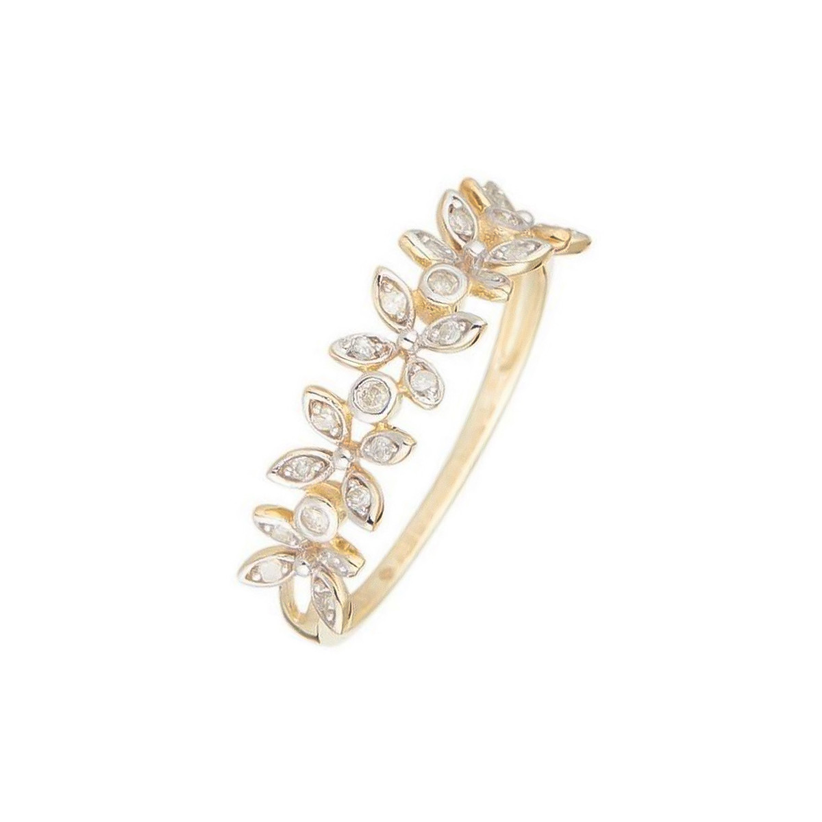 Bague "Quezon" Or jaune et Diamants Bague "Valentine" Or jaune et Diamant