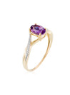 Bague "Purple Améthyste" Or jaune