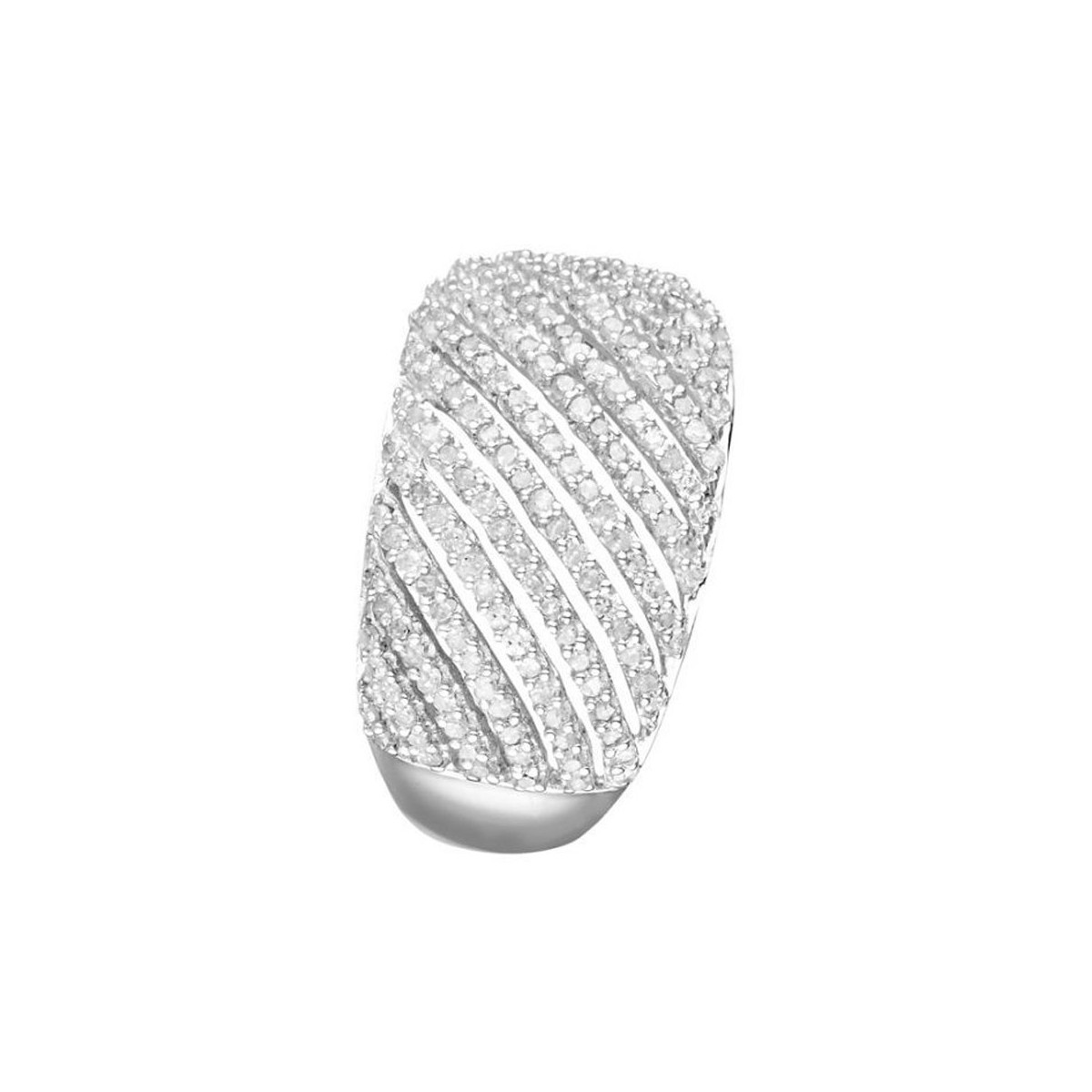 Bague "Prodigieuse" Or blanc et Diamants Bague " Romane" Or blanc et Diamant
